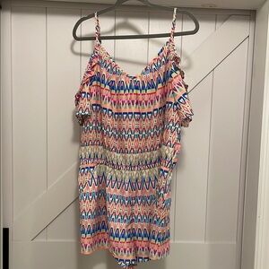 Arizona Jean Company Vibrant Multicolor Romper